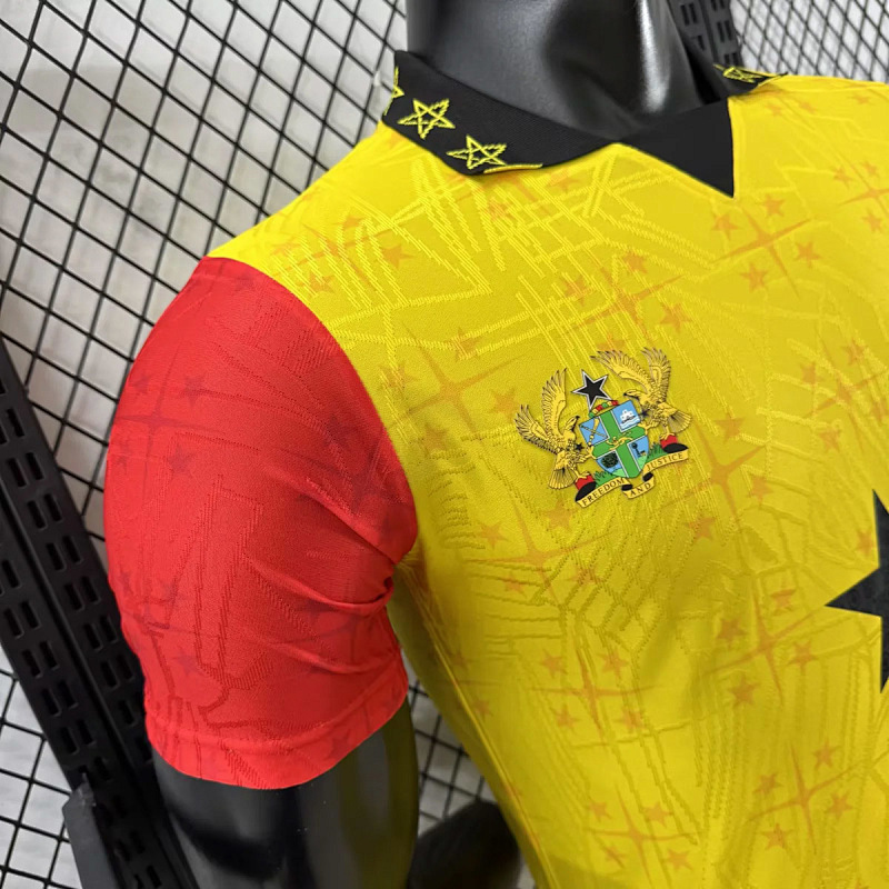 Nazionale Ghana Coat Of Arms Yellow Player 5
