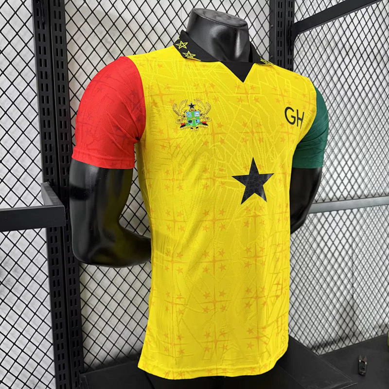 Nazionale Ghana Coat Of Arms Yellow Player 7