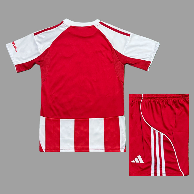 Olympiacos Soccer 25/26 Olympiacos Home Kids Size 16-28 2