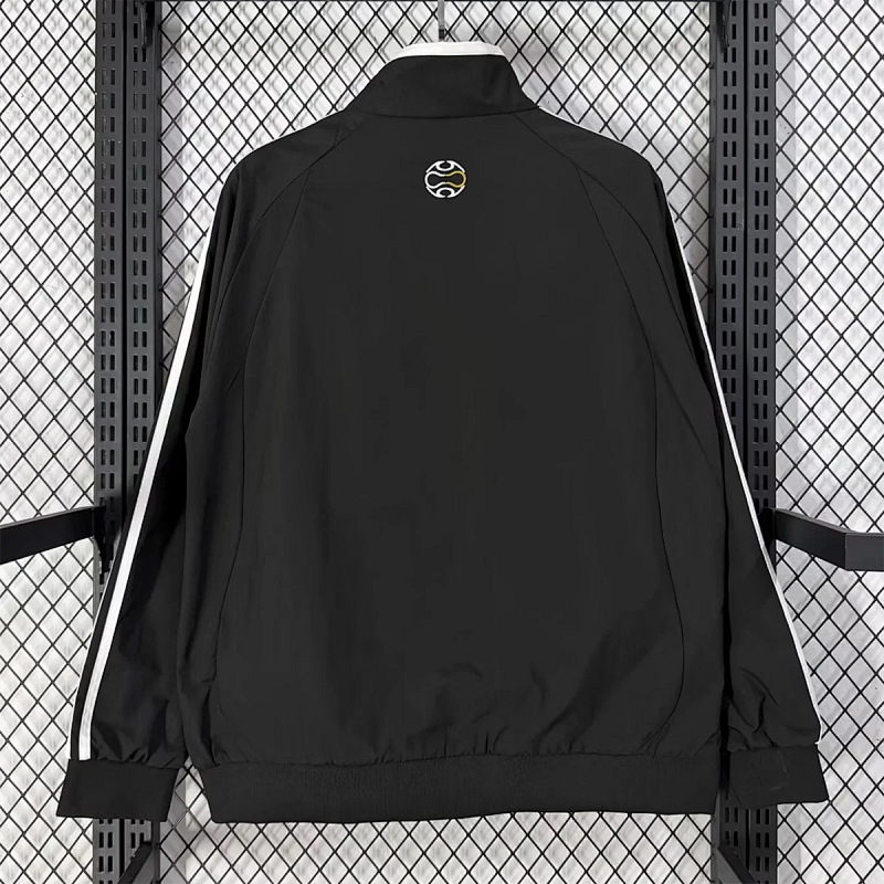 Real Madrid Real Madrid Black Yellow Tracking Jacket 6
