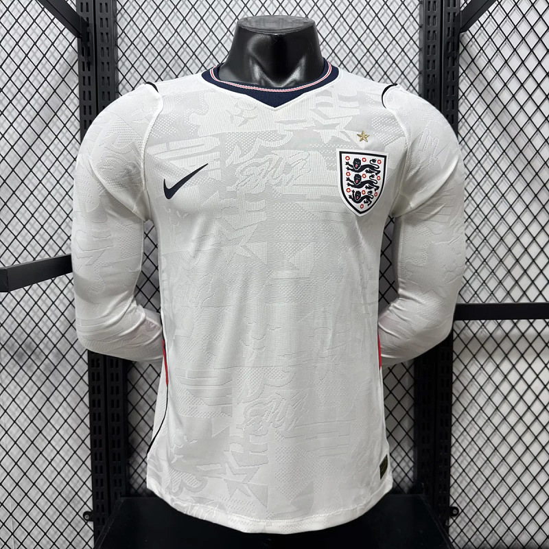 Inghilterra England Home Long Sleeve Player