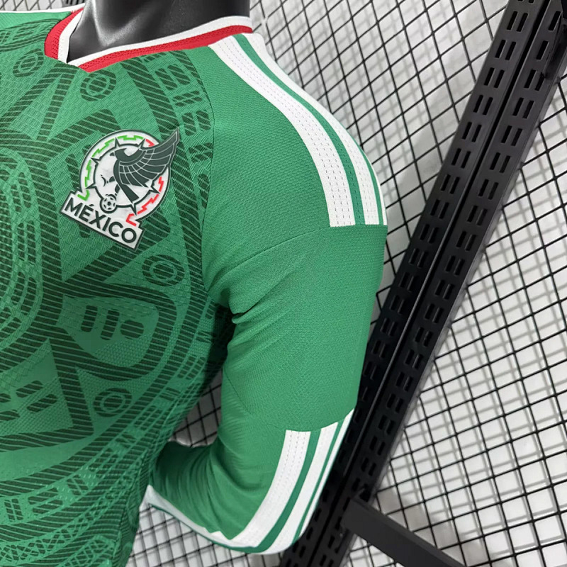 Messico Mexico Home Long Sleeve Player 9