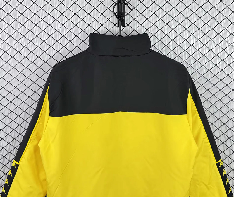 Borussia Dortmund 11/12 BVB Dortmund Yellow Retro Windbreaker 4