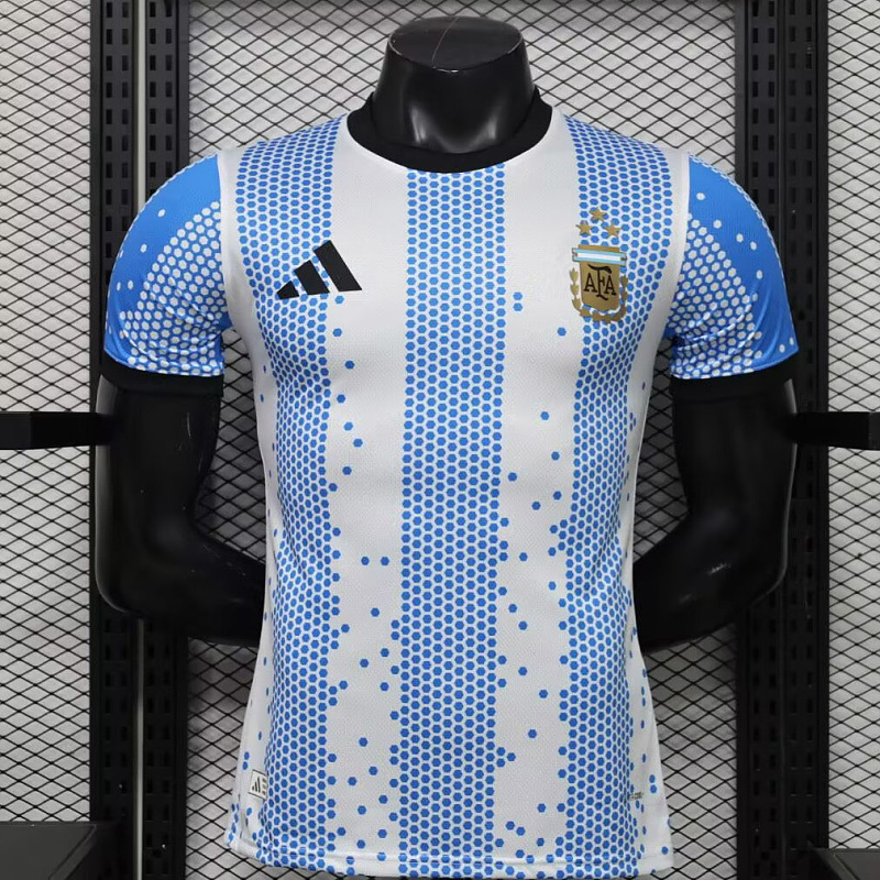Argentina Argentina Special Player Distinctive Dot-Gradient Blue White