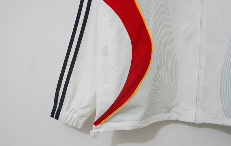 Germania Germany White Red Black Windbreaker 5