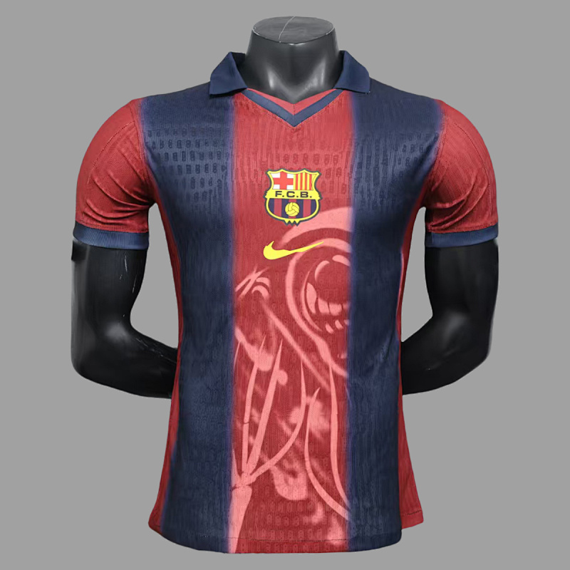 Barcelona 00/01 Barcelona Home Travis Scott Player Remark