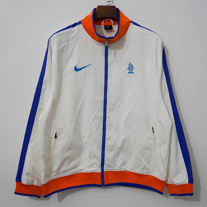 Olanda Netherlands White Windbreaker