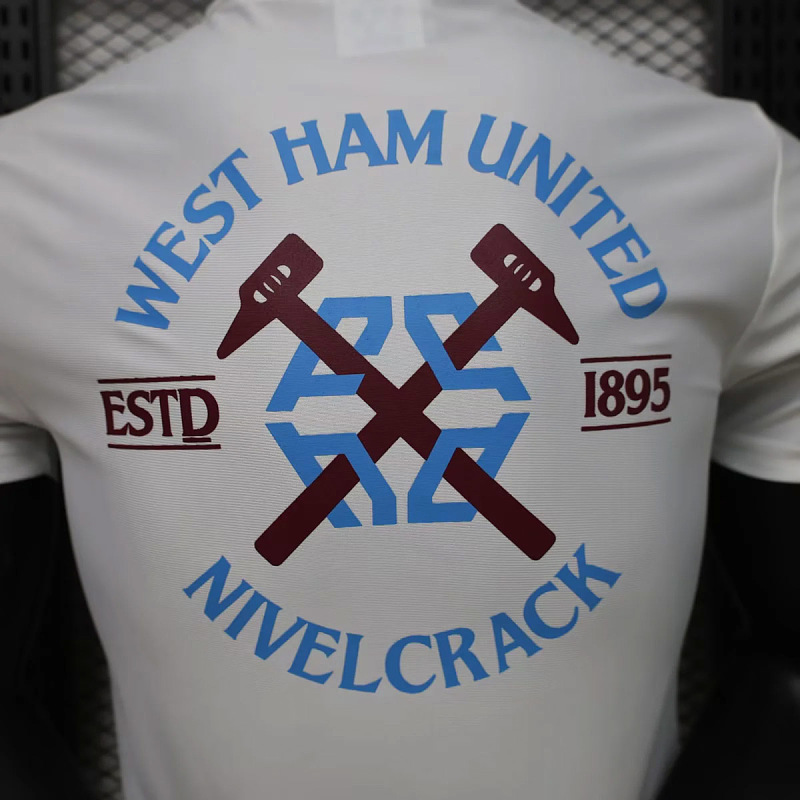 West Ham 25/26 West Ham United x Nivelcrack White Player 3