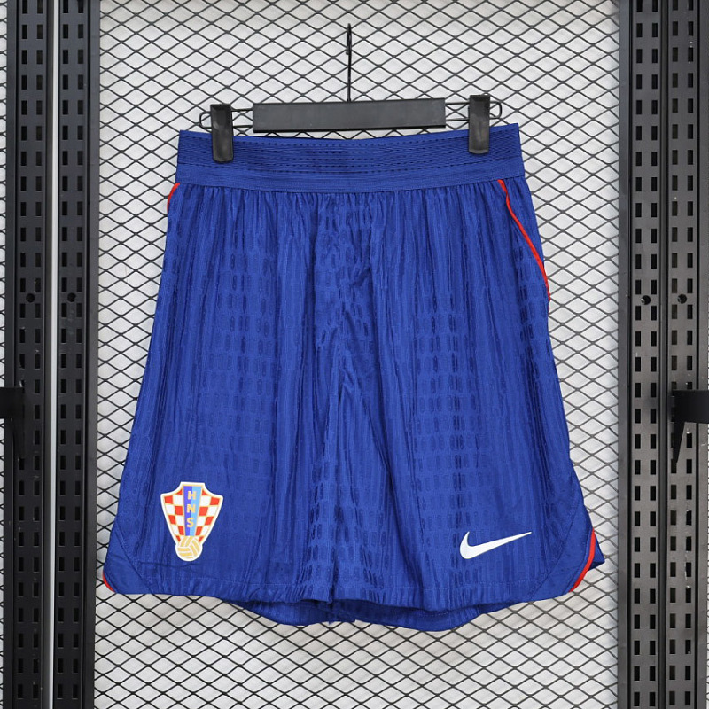 Croazia Croatia Away Player Soccer Shorts