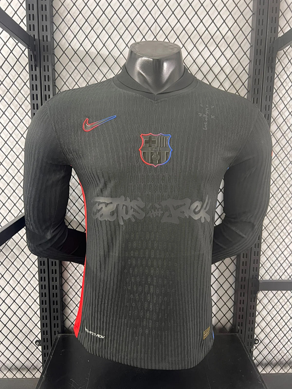 Barcelona 24/25 Barcelona Away Travis Scott Player Edition Long Sleeve 2