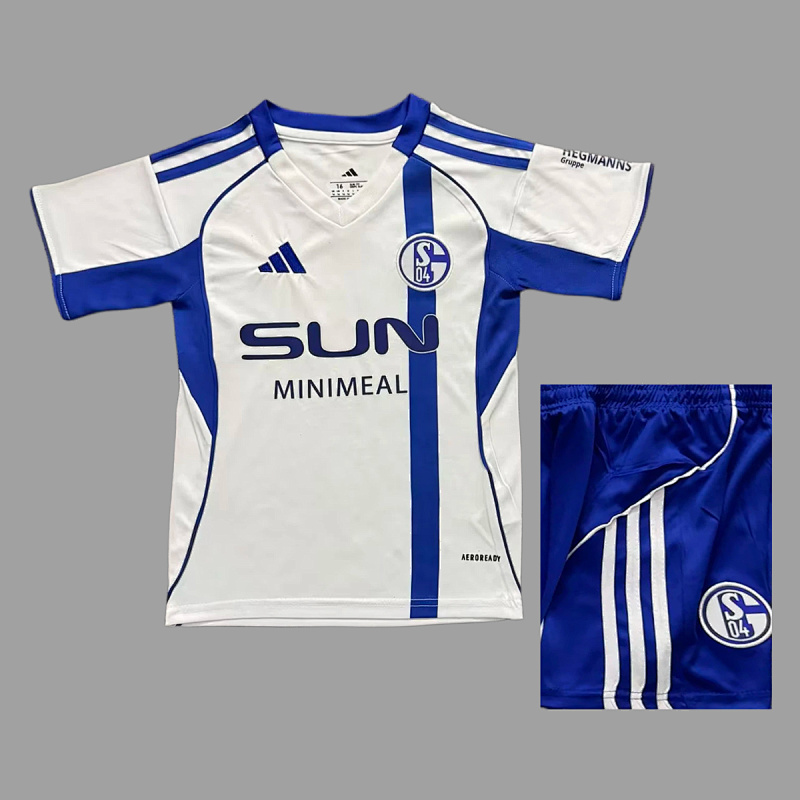 Schalke 04 25/26 Schalke 04 Away Kids Size 16-28