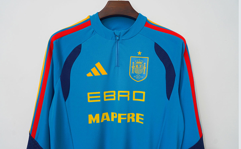 Spagna Spain Tiro Blue Training Top 6
