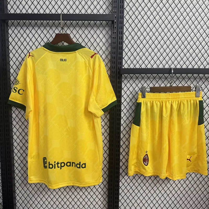 Milan 25/26 AC Milan Third Kids Size 16-28 2