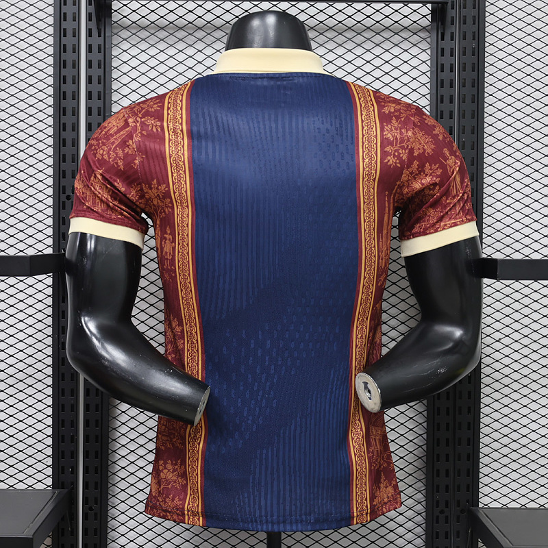Barcelona 26/27 Barcelona Special Edition Navy Burgundy Player Polo 7