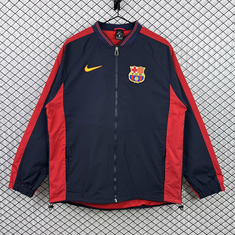 Barcelona 99/00 Barcelona Black Red Windbreaker