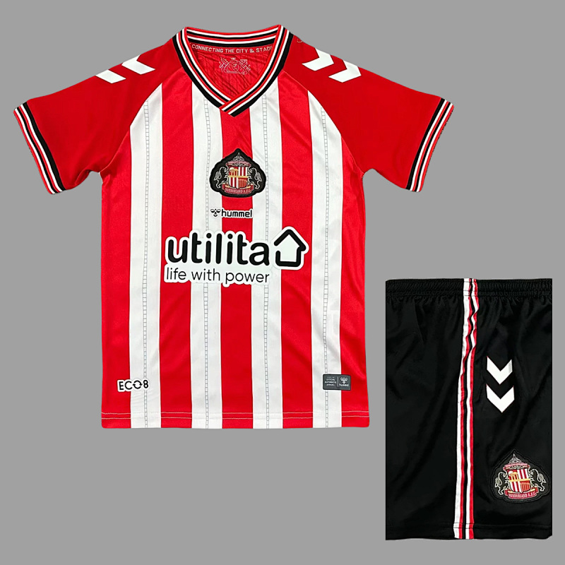 Sunderland Soccer 25/26 Sunderland Home Kids Size 16-28