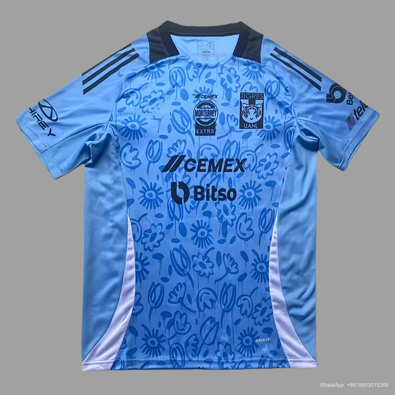 Messico Tigres Earth day blue Size S-4XL