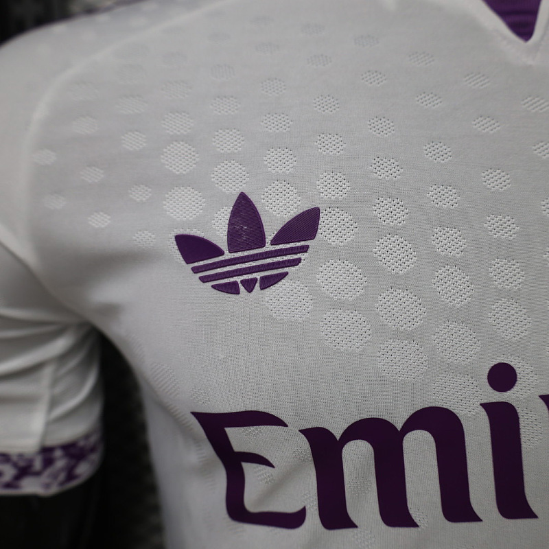 Real Madrid 26/27 Real Madrid Trefoil White Purple Player 6