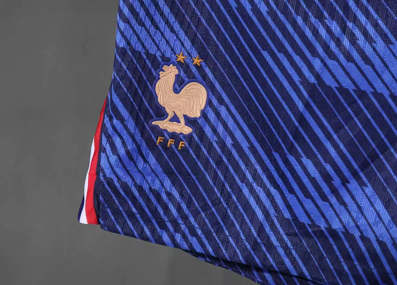 Francia France Home Blue Player Soccer Shorts 2