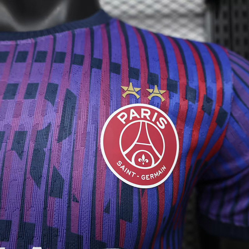 PSG 26/27 Paris Saint-Germain Pre-Match Away Player Purple 5