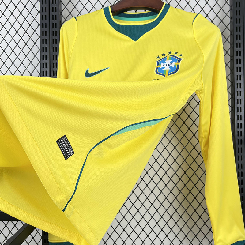 Brasile Brazil Home Long Sleeve 3