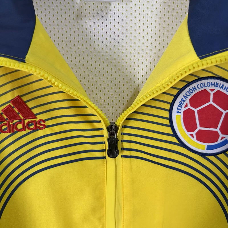 Colombia Colombia Retro Yellow Blue Windbreaker 3
