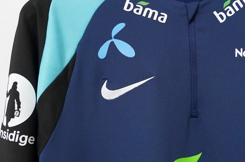 Nazionale Norway Long Sleeve Blue Training Shirt 6