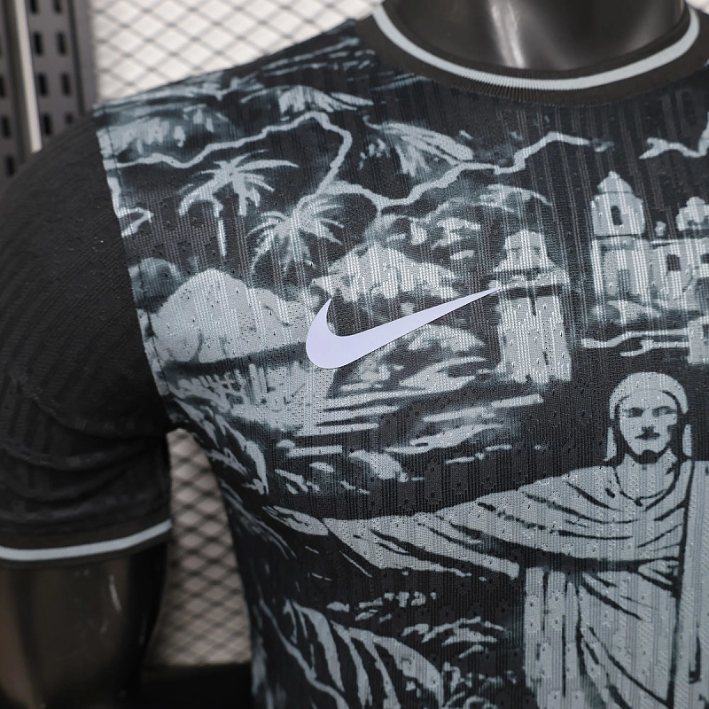 Brasile Brazil Jesus Christ The Redeemer Black Gray Player 6