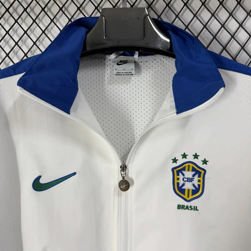 Brasile Brazil Blue Windbreaker 2