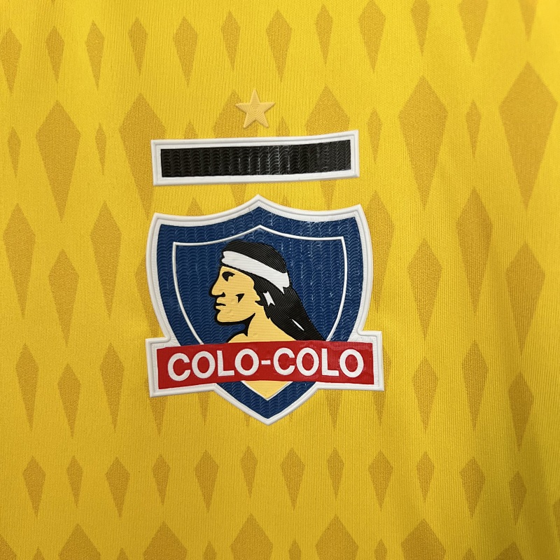 23-24 colo 23-24 colo colo yellow goalkeeper jersey 7