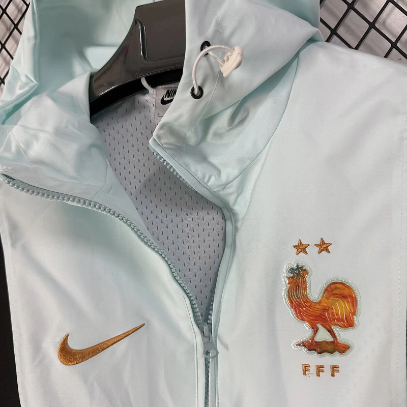 Francia France Energy Light Blue Woven Windbreaker 8