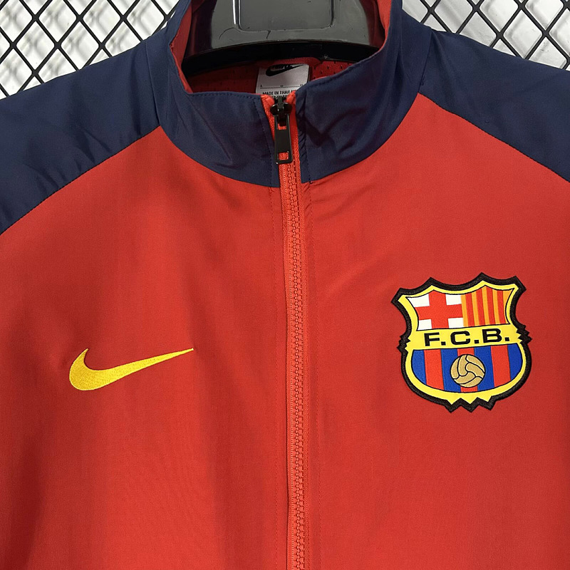 Barcelona 98/00 Barcelona White Blue Track Jacket 4