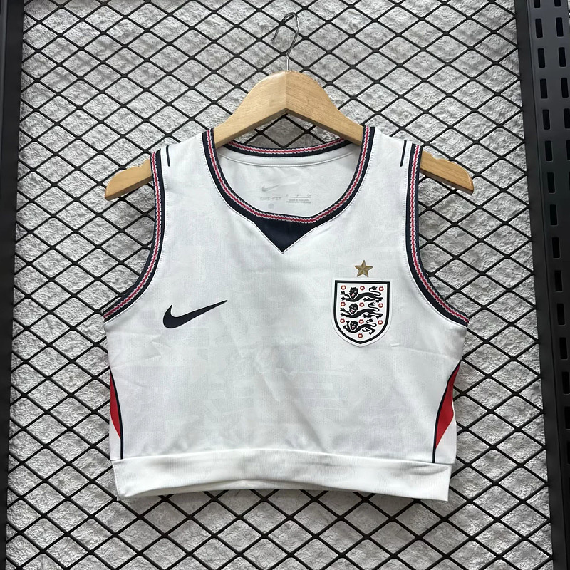 Inghilterra England Home Crop Top