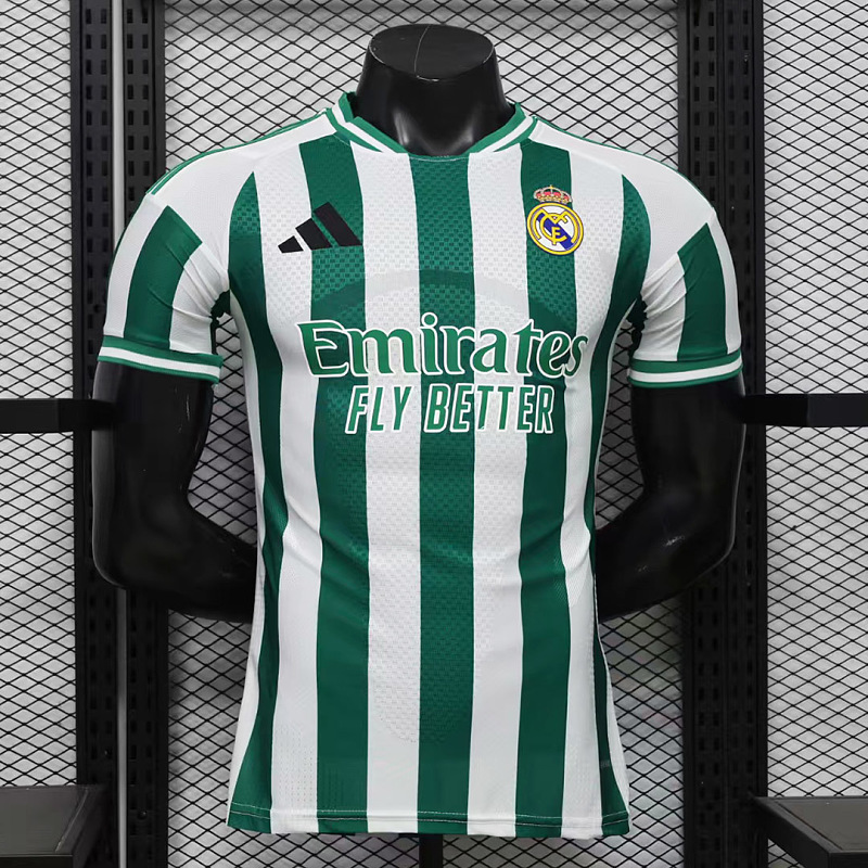 Real Madrid 26/27 Real Madrid Special Edition White Green Stripes Player