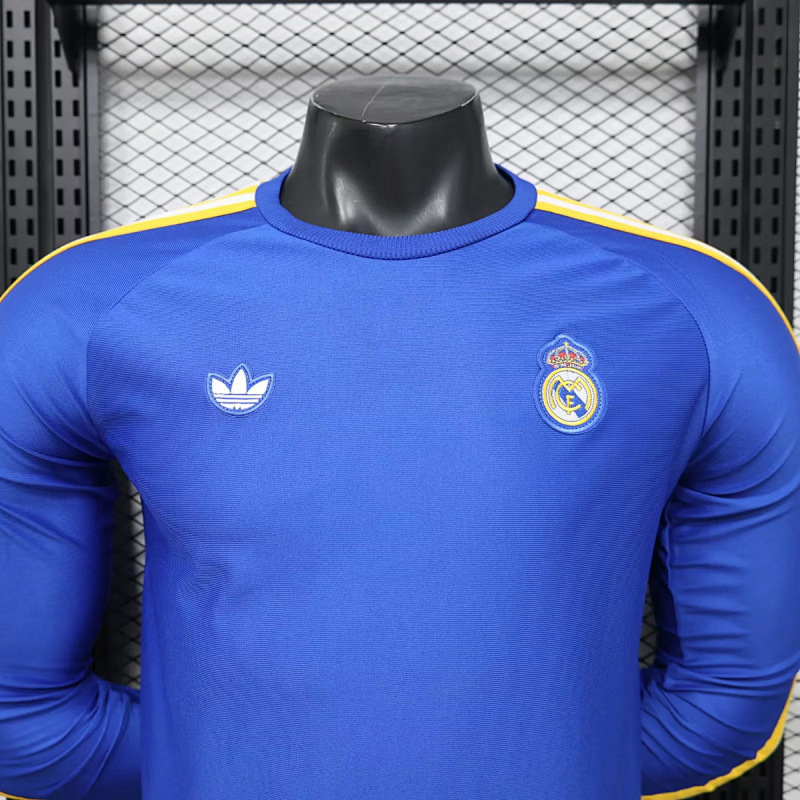 Real Madrid 26/27 Real Madrid x Adidas Originals Blue Long Sleeve 2