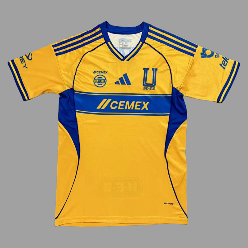 Messico 25/26 Tigres UANL Home 65th Anniversary