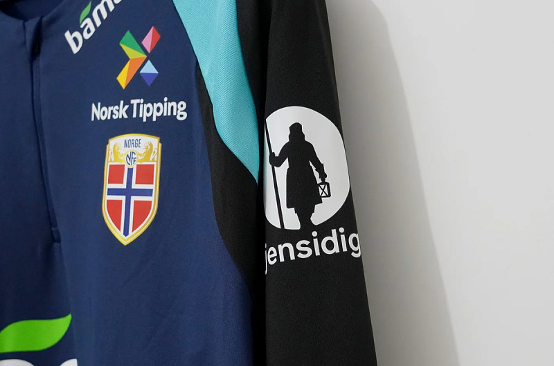 Nazionale Norway Long Sleeve Blue Training Shirt 8