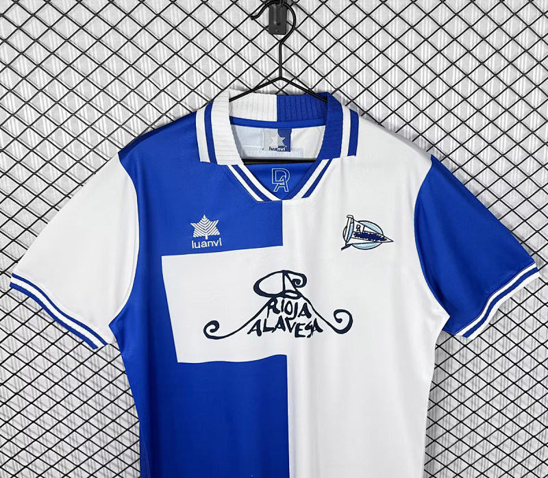 Alaves Soccer 00/01 Alaves Home Retro 3