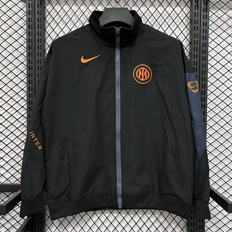 Inter 25/26 Inter Milan Black Windbreaker
