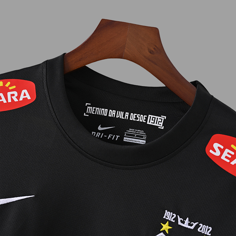 Santos Santos Neymar Special Version With Sleeve Sponsor Retro 10