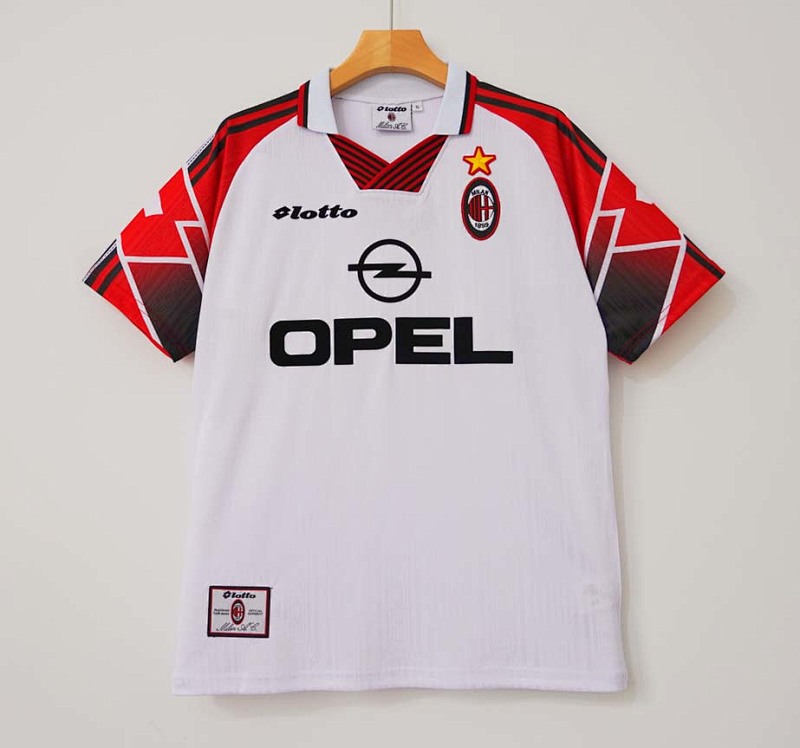 Milan 97/98 AC Milan Special White Red Retro 2
