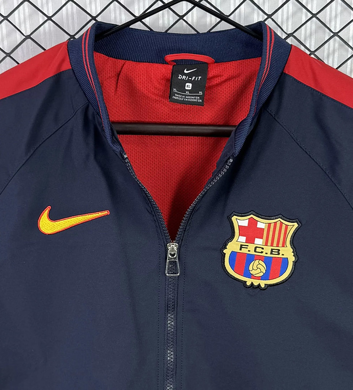Barcelona 99/00 Barcelona Black Red Windbreaker 3