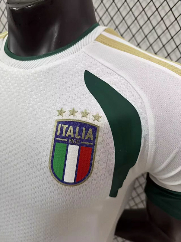 Italia Italy White Player Training Jersey 4