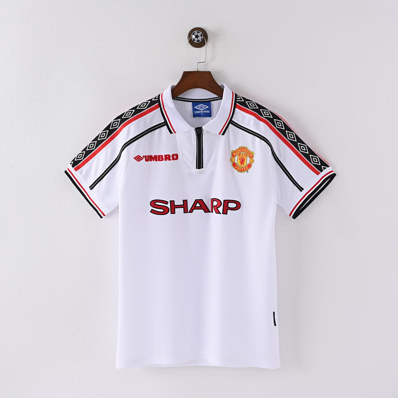 Manchester United 98/99 Manchester United White Retro 10