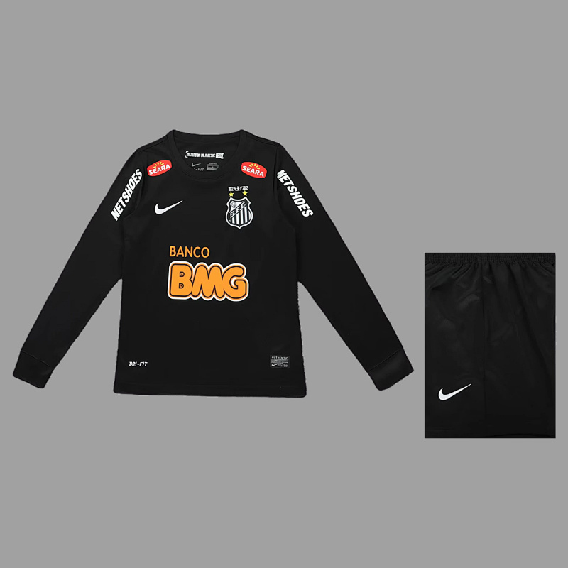 Santos Santos Neymar Special Version Long Sleeve Kids Retro Size 16-28