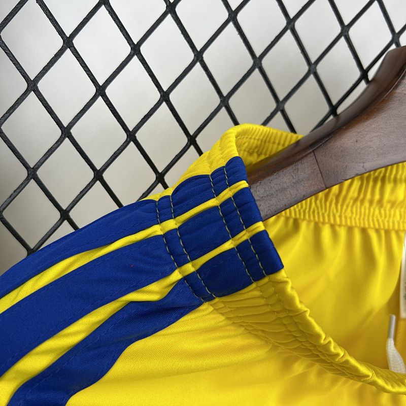 Nazionale Sweden Yellow Soccer Shorts 5