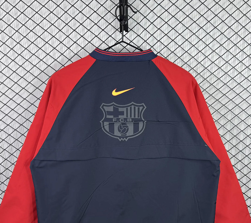 Barcelona 99/00 Barcelona Black Red Windbreaker 4