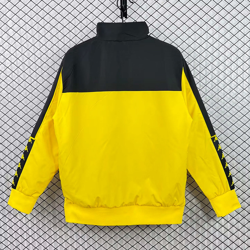Borussia Dortmund 11/12 BVB Dortmund Yellow Retro Windbreaker 6