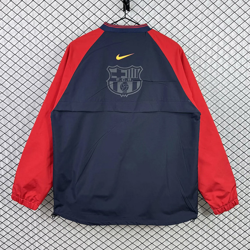 Barcelona 99/00 Barcelona Black Red Windbreaker 6