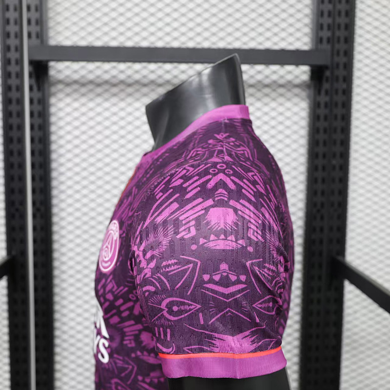 PSG 26/27 PSG Special Edition Purple with Pixel-Style Pattern Player 7